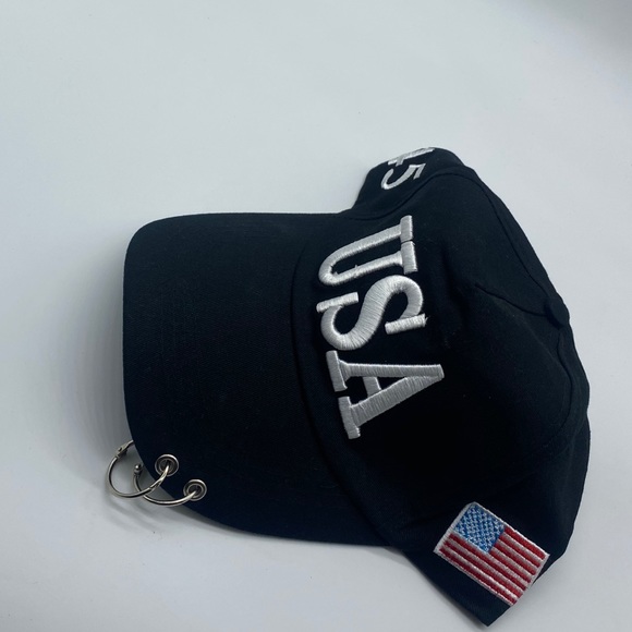 USA 45 Flag Embroidered MAGA Trump Campaign Hat - Picture 7 of 8